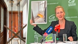 Judith Pühringer präsentierte horrende Beispiele.