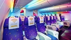 Die Bordbeleuchtung in allen Farben des Regenbogens